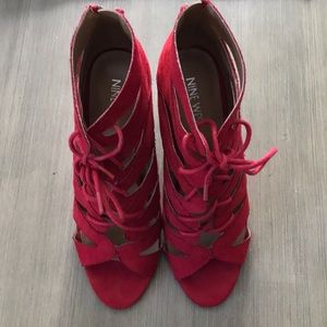 Nine West red heels